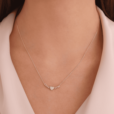 14 Ayar Altın Aşk Işıltısı Kolye - 2