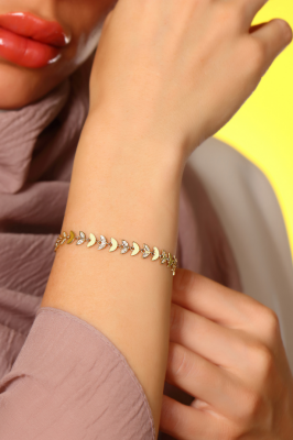 14 Ayar Altın Başak Bileklik