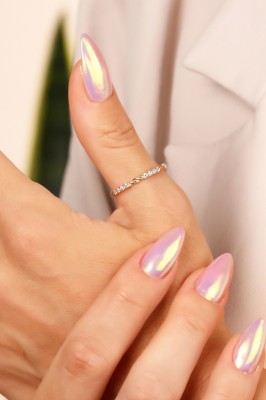 14 Ayar Altın Burgu Taşlı Yüzük - 2