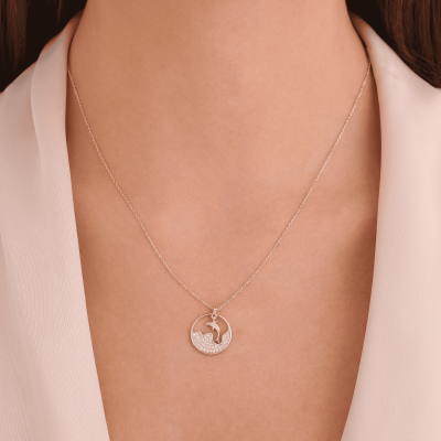 14 Ayar Altın Deniz Perisi Kolye - 2