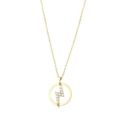 14 Ayar Altın Enerji Kolye - 3