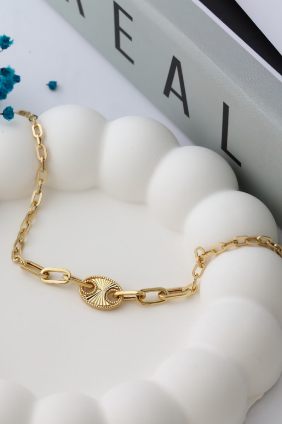 14 Ayar Altın Gemici Bileklik - 1