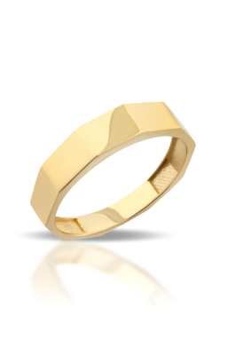 14 Ayar Altın Kare Yüzük