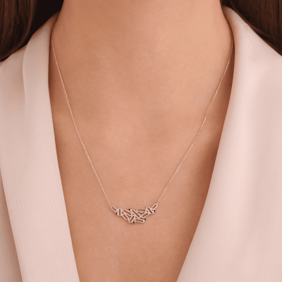 14 Ayar Altın Karmaşık Kolye - 2