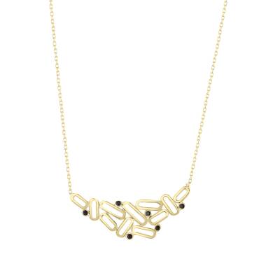 14 Ayar Altın Karmaşık Kolye - 3