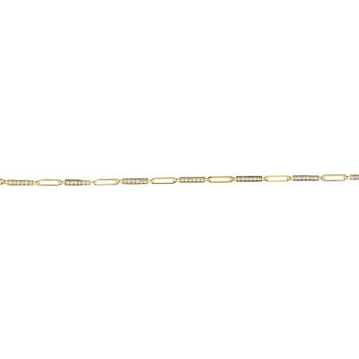 14 Ayar Altın Modern Bağ Bileklik - 2