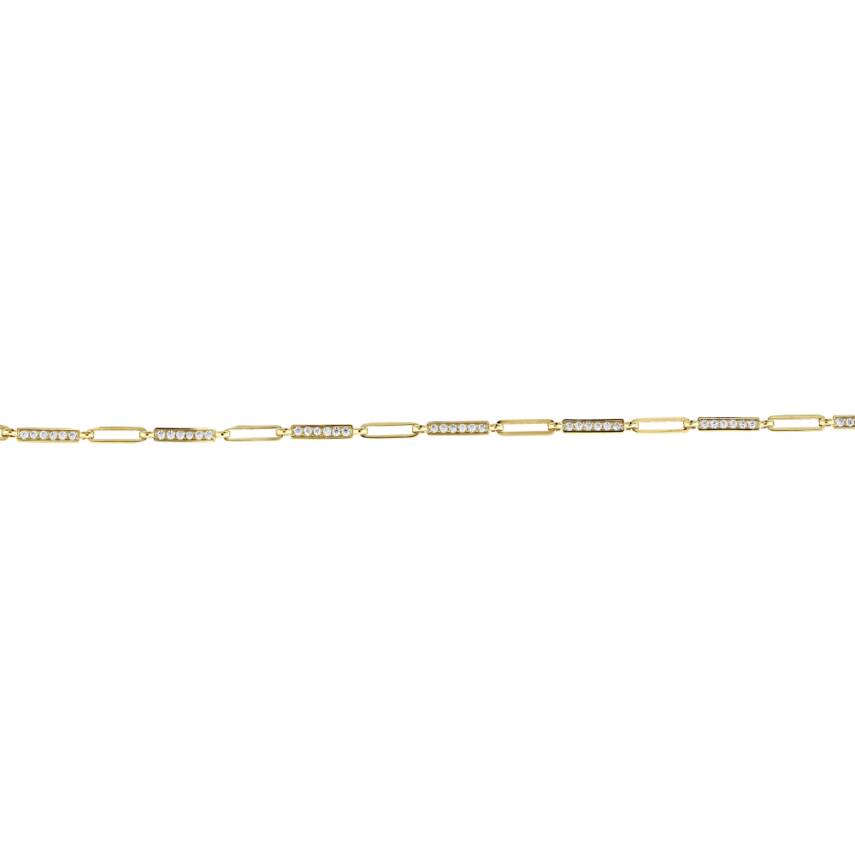 14 Ayar Altın Modern Bağ Bileklik - 2