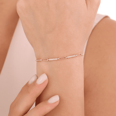 14 Ayar Altın Modern Bağ Bileklik