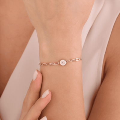 14 Ayar Altın Nazar Boncuklu Bileklik - 2