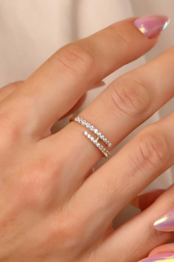 14 Ayar Altın Pençe Yüzük - 2