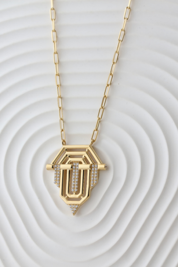 14 Ayar Altın Serenay Kolye - 1