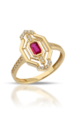 14 Ayar Altın Şövalye Baget Yüzük