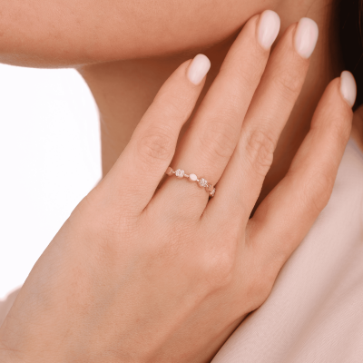 14 Ayar Altın Zerafet Yüzük - 2