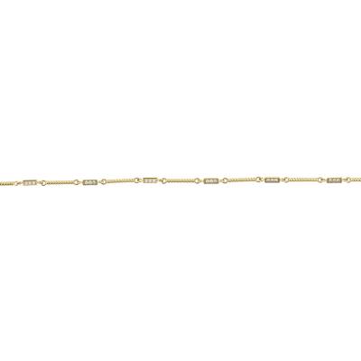 14 Ayar Altın Zarafet Zinciri Bileklik - 2